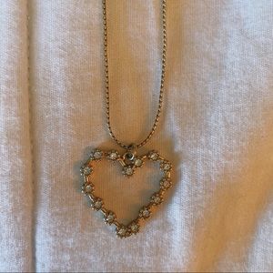 Gold heart necklace